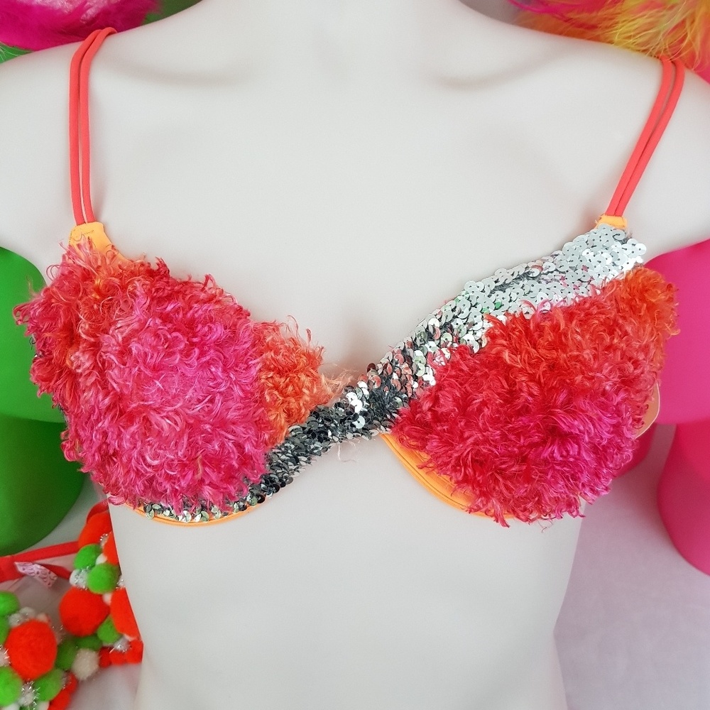 Deb Jewelled Plush Pink Bra 36B